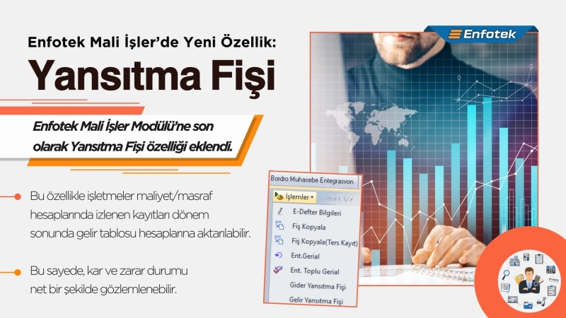 ENFOTEK MALİ İŞLER MODÜLÜ’NDE YENİ ÖZELLİK: YANSITMA FİŞİ